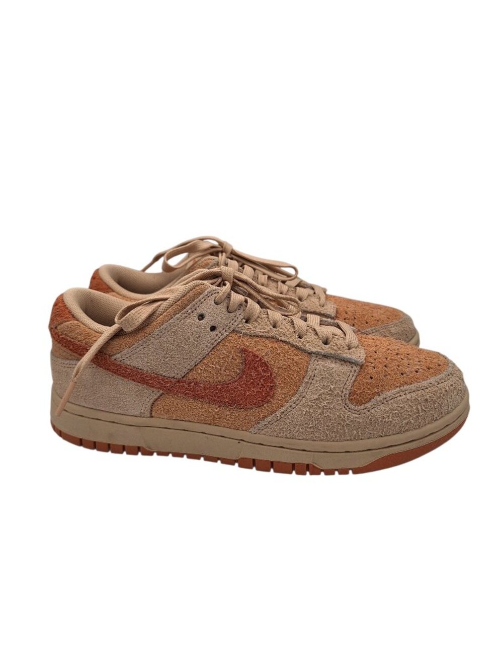 Nike Women's Dunk Low Shimmer Sneakers Burnt Sunrise HF5075-287 SZ 7.5